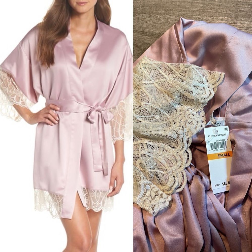 Flora Nikrooz Collections Womens Gabby Charmeuse Wrap